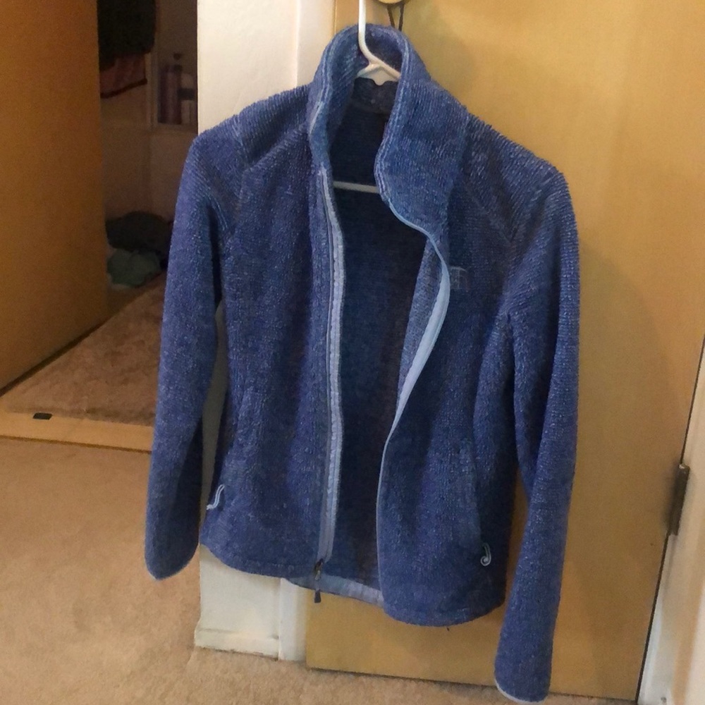 Fuzzy North Face Jacket